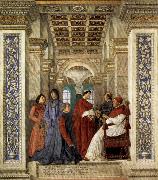 Melozzo da Forli Sixtus IV Founding the Vatican Library Germany oil painting artist